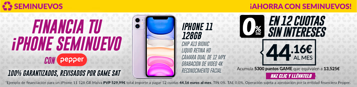 iPhone 11 en GAME.es