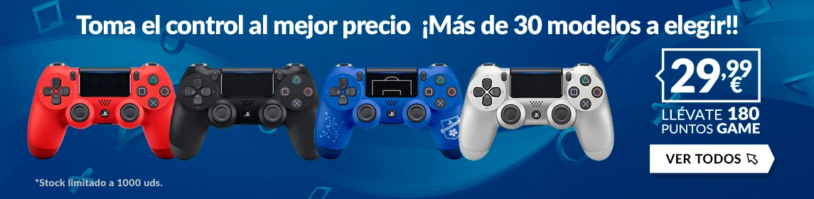 Dualshocks desde 39,99€ en GAME.es