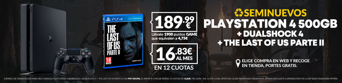 Packs PlayStation 4 100% garantizadas en GAME.es