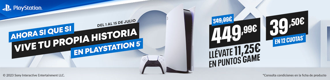 Consolas Playstation 5 449,99€ en GAME.es