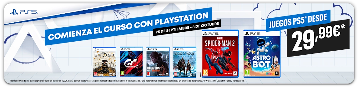 Vuelta al cole PlayStation en GAME.es