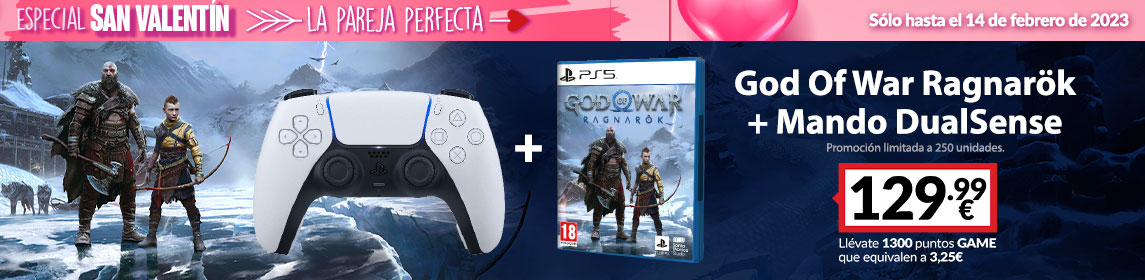 GOW Ragnarök + DualSense en GAME.es