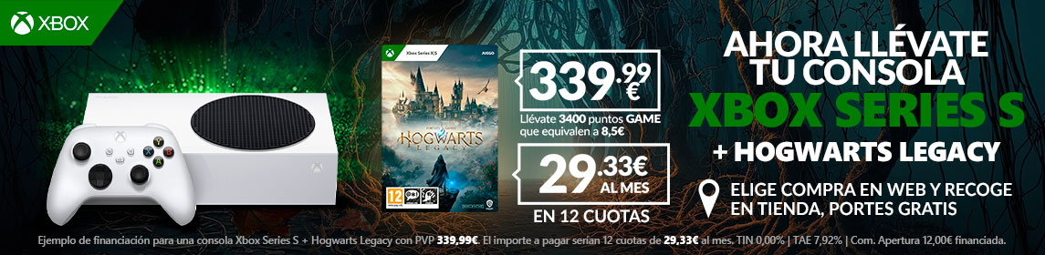 Xbox Series S + Hogwarts en GAME.es