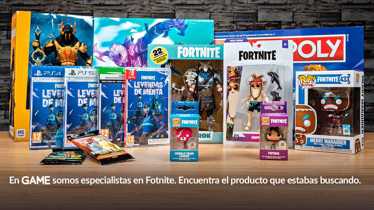 GAME.es - Fortnite merchandising oficial, videojuegos, mucho más