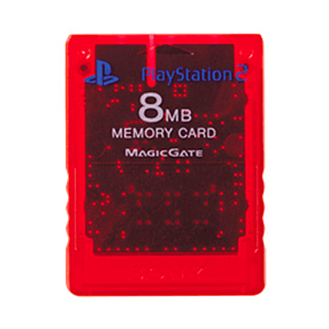 Memory Card Sony 8Mb Crimson Red