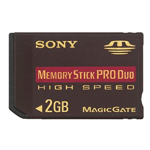 Tarjeta Memory Stick Pro Duo Sony 2Gb