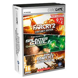 Pack Far Cry 2 + Splinter Cell Chaos + World in Conflict
