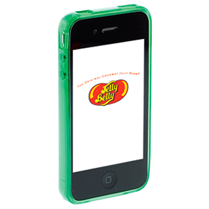 Carcasa Jelly Belly iPhone 3GS Green Apple verde