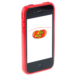 Carcasa Jelly Belly iPhone 3GS Very Cherry rojo