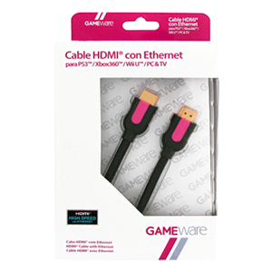Cable HDMI 1.4 con Ethernet GAMEware