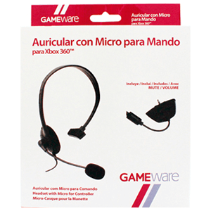 Auricular con Micro GAMEware. XBox 360:
