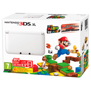 Nintendo 3DS XL Blanca + Super Mario 3D Land Preinstalado