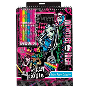 Diseño de Postales de Terciopelo Monster High