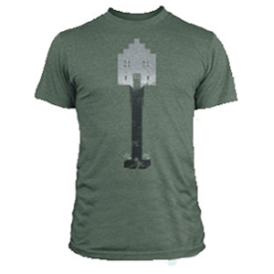 Camiseta Minecraft "Shovel" Gris Talla L