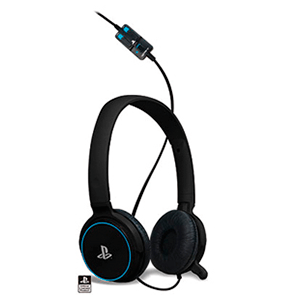 Auriculares 4Gamers CP-01 Negro -Licencia Oficial Sony-
