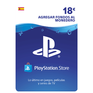 Tarjeta Prepago PSN 18€ para Playstation 3, Playstation 4, Playstation 5, Playstation Network Monedero, Playstation Vita en GAME.es