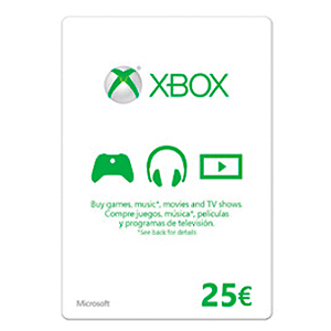 Si me compro una tarjeta prepago de 25 euros para comprar juegos digitales