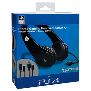 Auriculares 4Gamers Starter Kit -Licencia Oficial Sony-