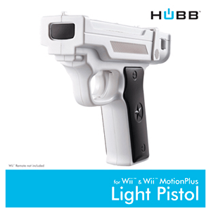 Pistola Blanca para WiiMote Hubb (Reacondicionado)