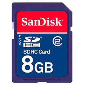 Tarjeta SD SanDisk 8Gb