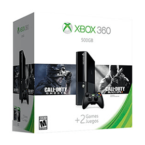 Xbox 360 500Gb + Call of Duty Ghost + Call of Duty: Black Ops II