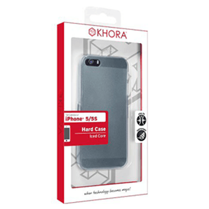 Carcasa rígida Blanca Transparente iPhone 5/5S Khora