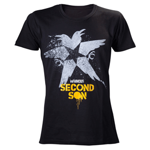 Camiseta Infamous Logo Negra Talla L