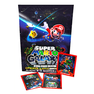 Album Super Mario Galaxy + 3 Sobres
