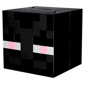 Cabeza de Cartón Enderman (Minecraft)