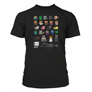 Camiseta Minecraft Sprites Talla XL