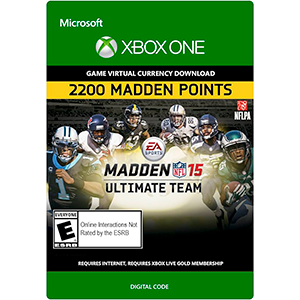 Madden Nfl 15: 2200 Points Xbox One