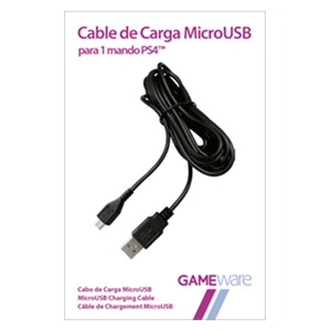 Cable Carga MicroUSB para 1 Mando GAMEware