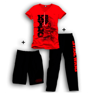 Pijama 3 Piezas Star Wars Rojo Kylo Ren L