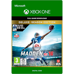 Madden NFL 16 Deluxe Edition Xbox One Madden NFL 16 Deluxe Edition Xbox One