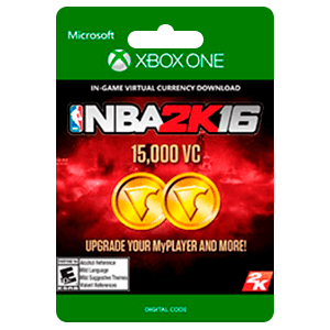 NBA 2K16 15,000 VC Xbox One NBA 2K16 15,000 VC Xbox One