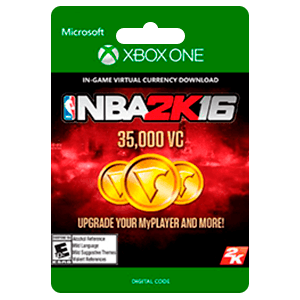 NBA 2K16 35,000 VC Xbox One NBA 2K16 35,000 VC Xbox One