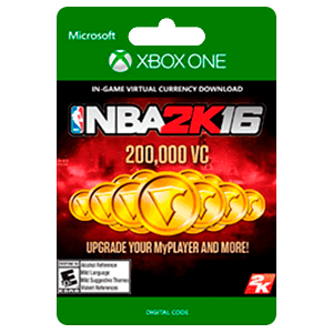 NBA 2K16 200,000 VC Xbox One NBA 2K16 200,000 VC Xbox One