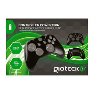 Bateria Controller Power Skin Negro Gioteck (Funda + Batería)