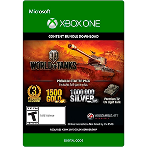 Worlds of Tanks Premium Starter Pack Xbox One Worlds of Tanks Premium Starter Pack Xbox One