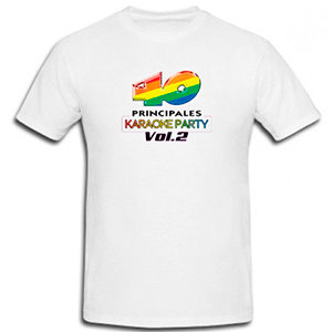 Camiseta 40 principales Karaoke party vol. 2 Camiseta 40 principales Karaoke party vol. 2