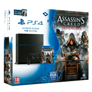 Playstation 4 1Tb + Assassins Creed Syndicate + Watch Dogs