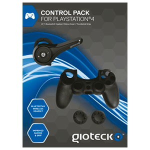 Control Pack Gioteck (Auricular BT+2 Grips+Protector Silicona)