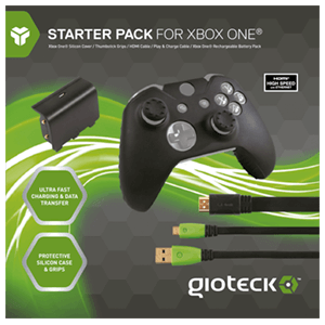 Starter Pack Gioteck (Batería+Cable HDMI 4K+Funda Silicona)