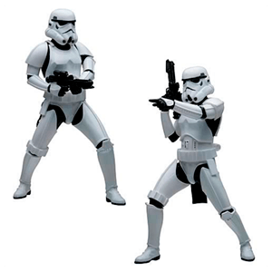 Set 2 Figuras Stormtrooper 18 cms