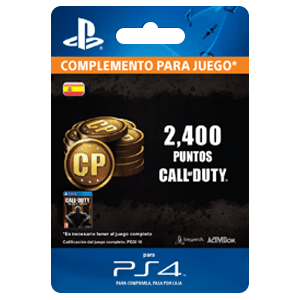 2,000 +400 Bonus Call of Duty Points PS4 2,000 +400 Bonus Call of Duty Points PS4