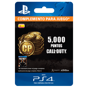 4,000 +1000 Bonus Call of Duty Points PS4 4,000 +1000 Bonus Call of Duty Points PS4