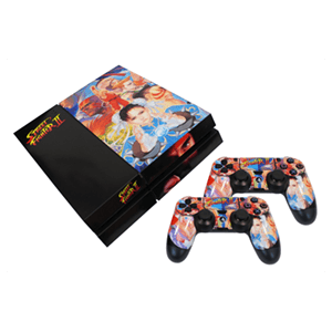 Skin para Playstation 4 y 2 Controllers Street Fighter Clásico
