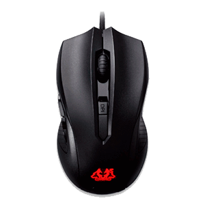 ASUS Cerberus Gaming Mouse 2500 DPI Ambidiestro LED Rojo - Ratón Gaming