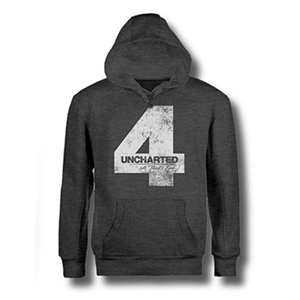 Sudadera Uncharted 4 Gris Four Talla S
