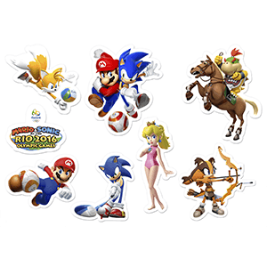 Set de imanes Mario&Sonic JJOO Rio 2016 Set de imanes Mario&Sonic JJOO Rio 2016